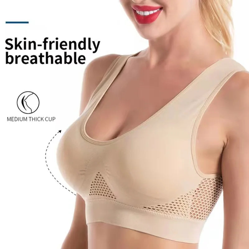 Atmungsaktives Damen-Sport-Bustier