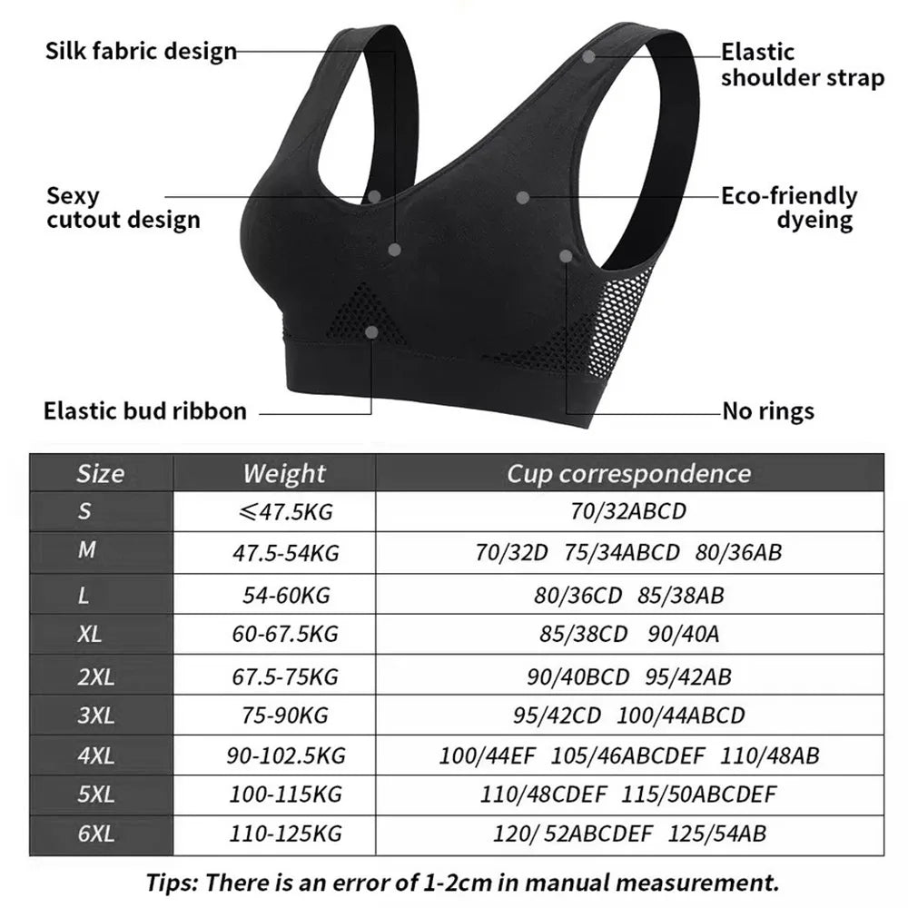 Atmungsaktives Sport-Bustier