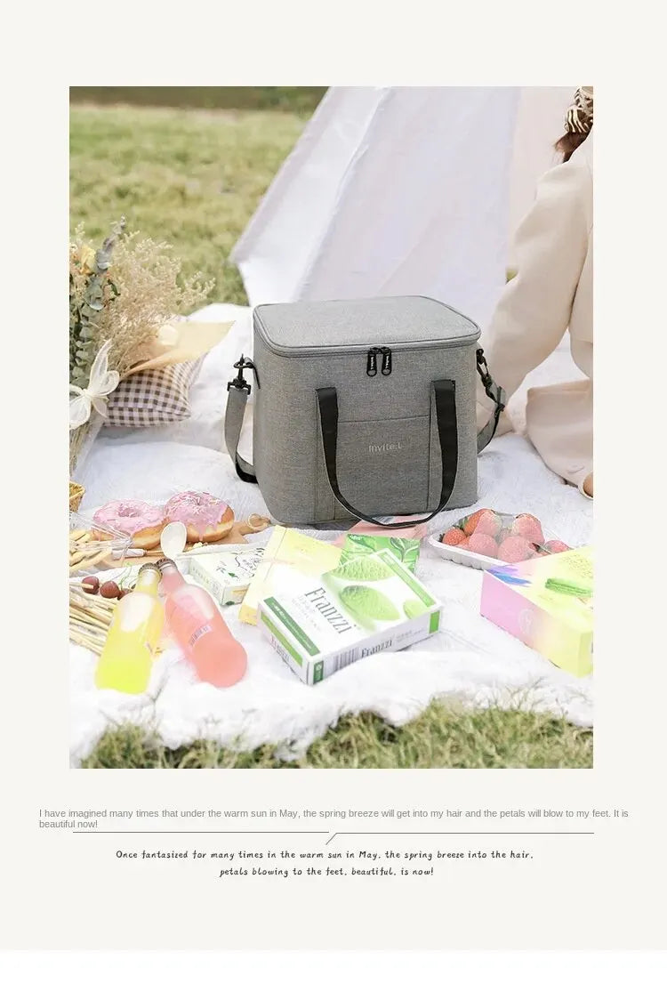 Kühltasche für 2 Personen – Umweltfreundlich & robust hält Speisen und Getränke frisch – ideal für Alltag, Picknick oder Ausflug
