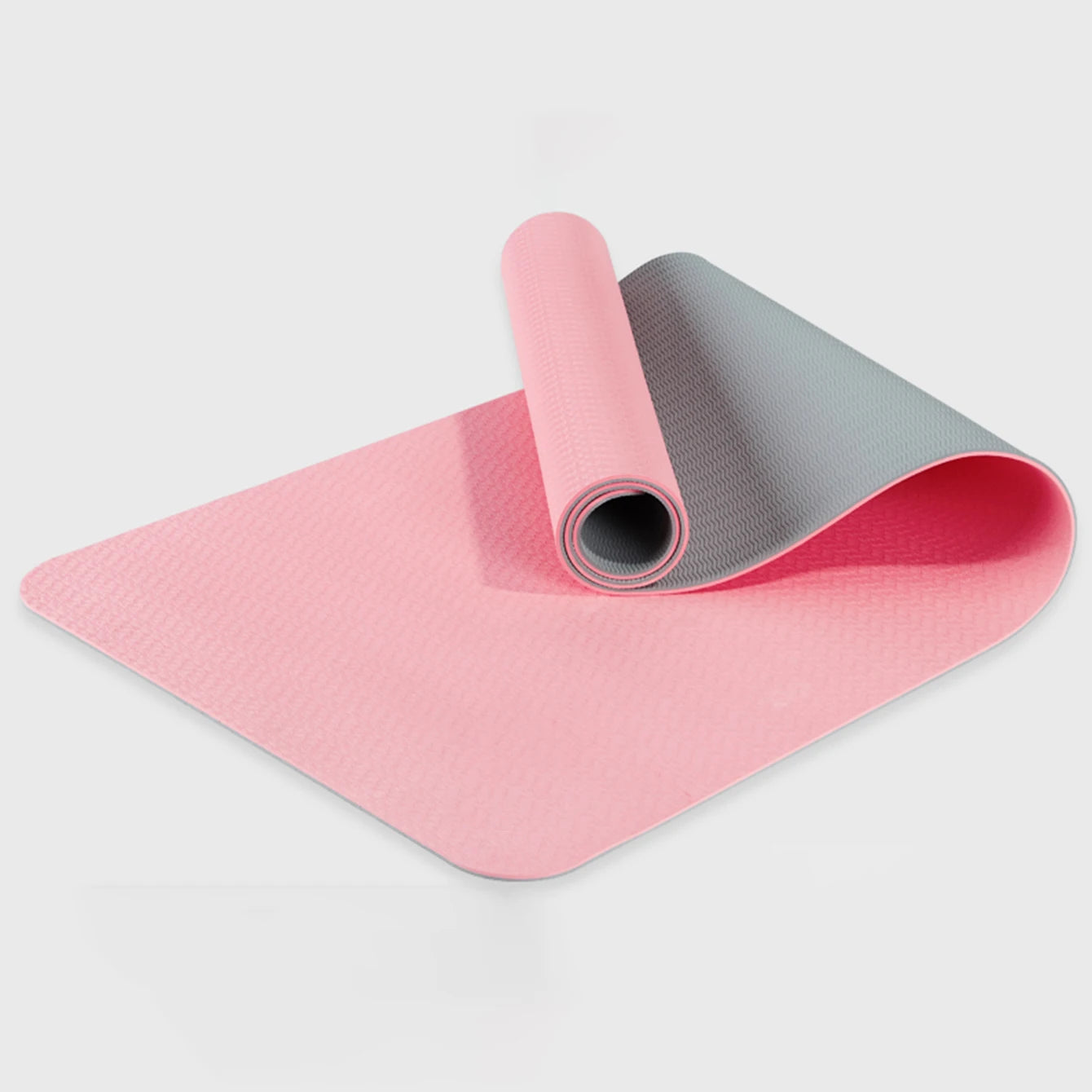 Umweltfreundliche TPE Yogamatte – rutschfest & 6 mm dick Professionelle Fitnessmatte für Yoga, Pilates und Home-Training