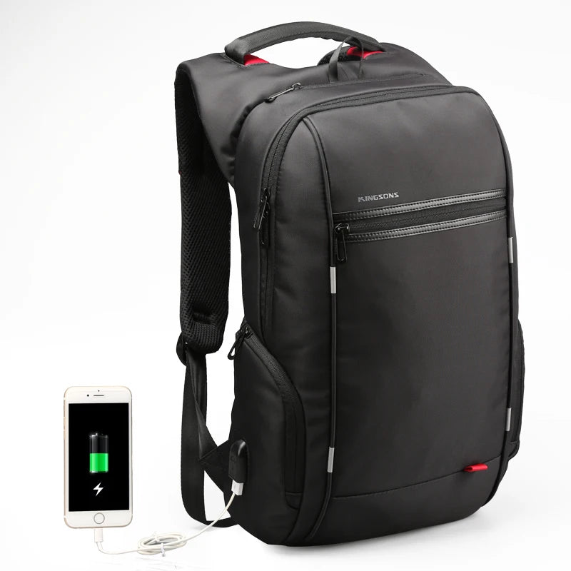 Diebstahlsicherer Laptop-Rucksack von Kingsons 15 Zoll