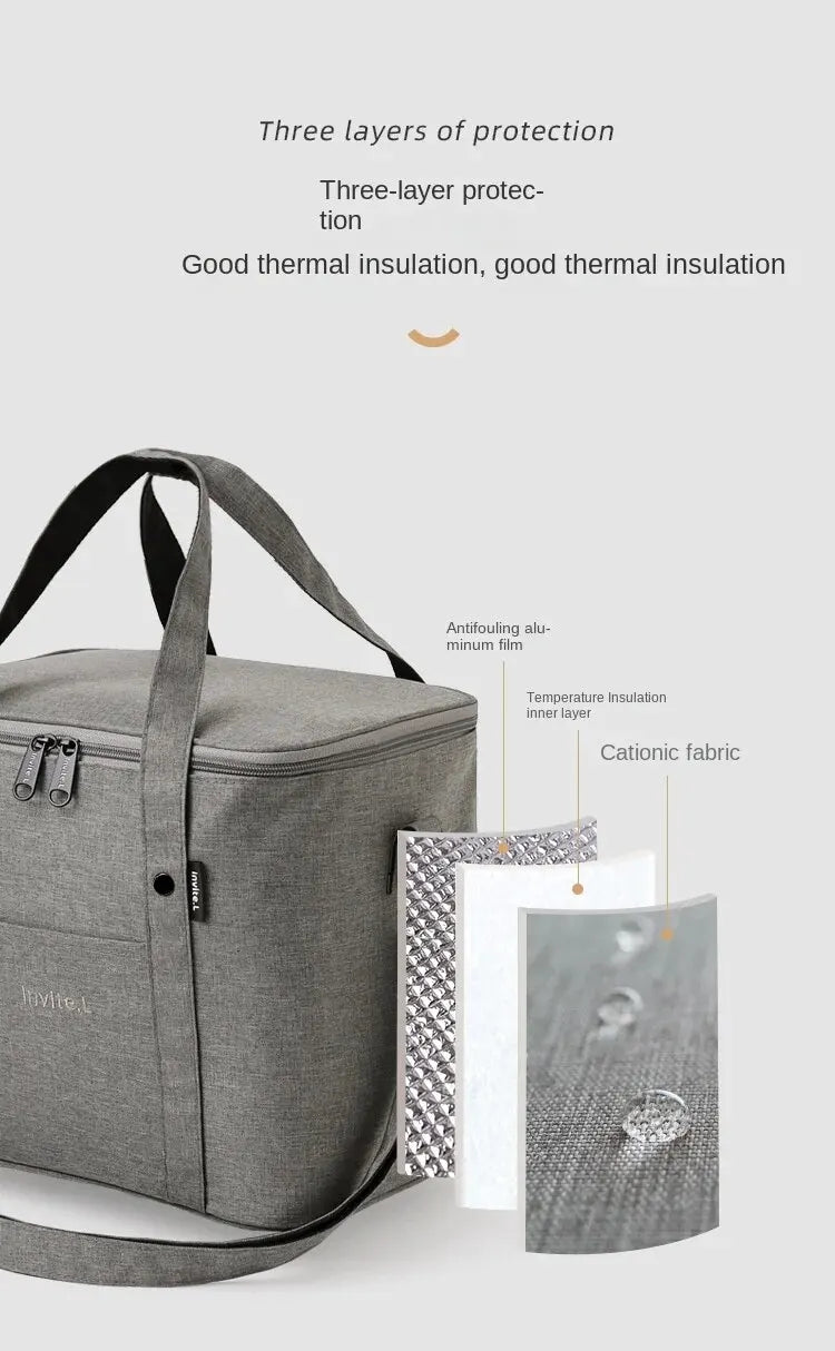 Kühltasche für 2 Personen – Umweltfreundlich & robust hält Speisen und Getränke frisch – ideal für Alltag, Picknick oder Ausflug