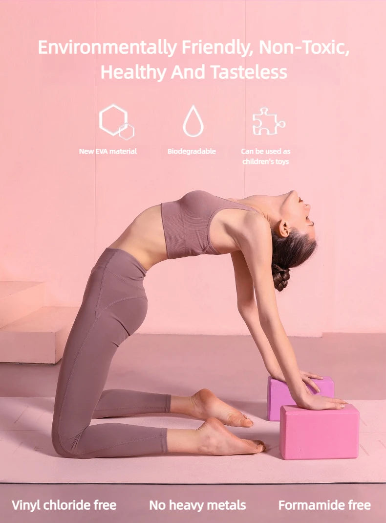 Yoga-Block aus EVA – Leicht, rutschfest & ergonomisch geformt