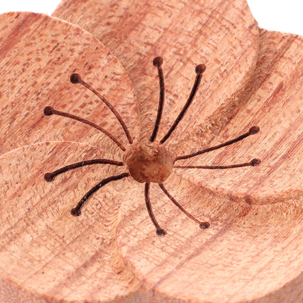 Holz-Duftstein „Silent Bloom“ – Aromatherapie-Diffusor in Blumenform für Zuhause & Auto