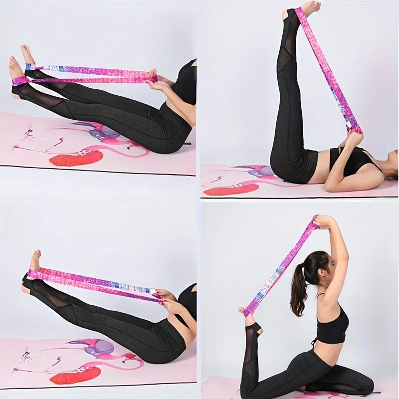 Verstellbarer Yoga-Gurt – Tragegurt & Aufbewahrungslösung in Einem Ideal zum Transport und zur Aufbewahrung deiner Yogamatte