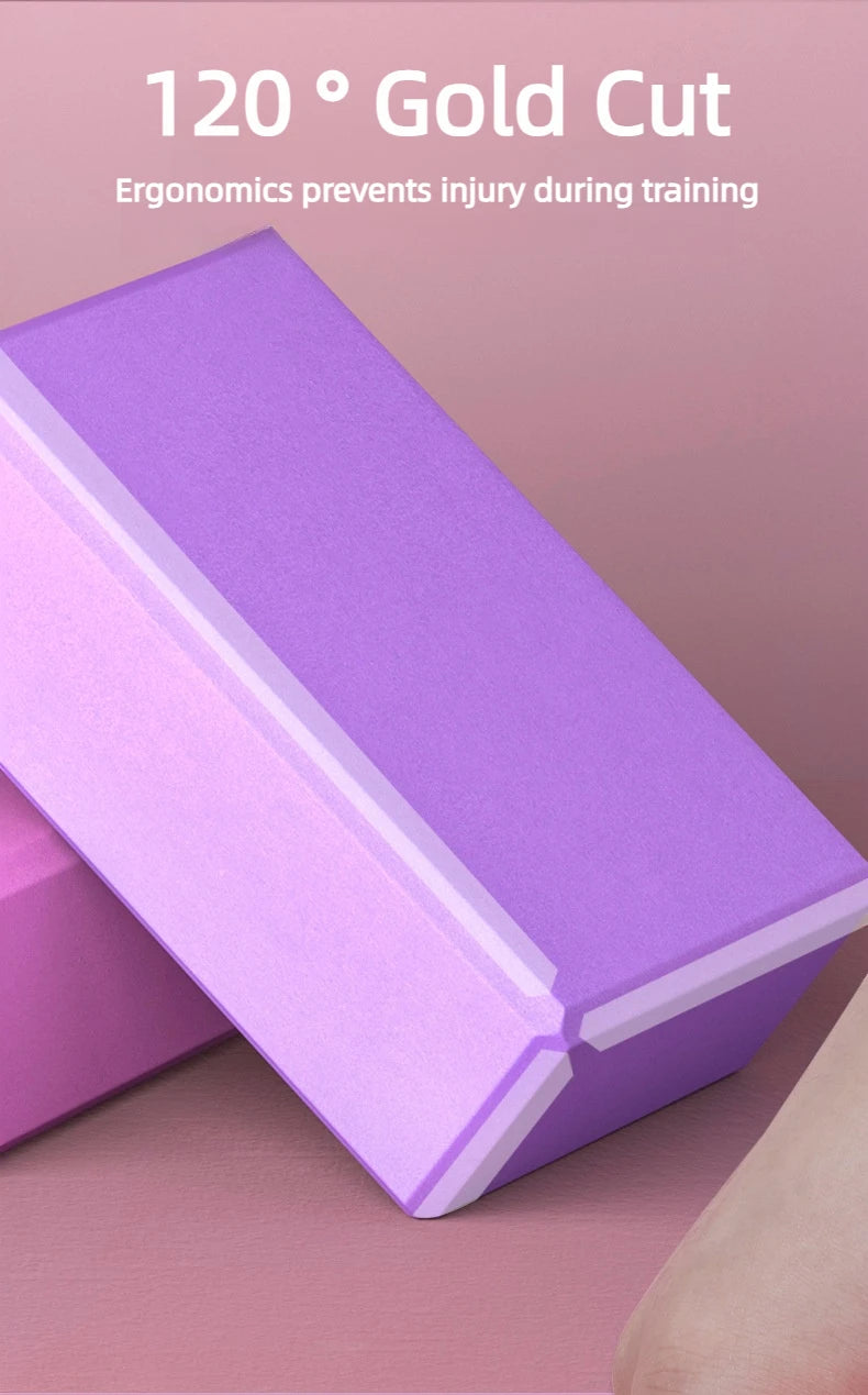 Yoga-Block aus EVA – Leicht, rutschfest & ergonomisch geformt