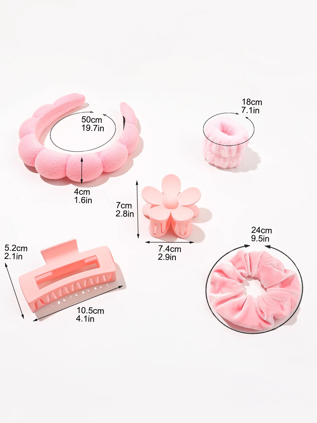 Beauty-Band Set „Sweet Spa“ – 6-teiliges Wellness-Set für Gesichtspflege &amp; Styli