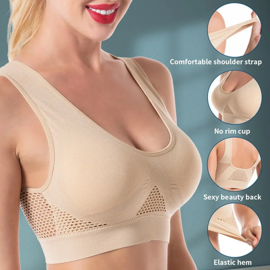 Atmungsaktives Damen-Sport-Bustier