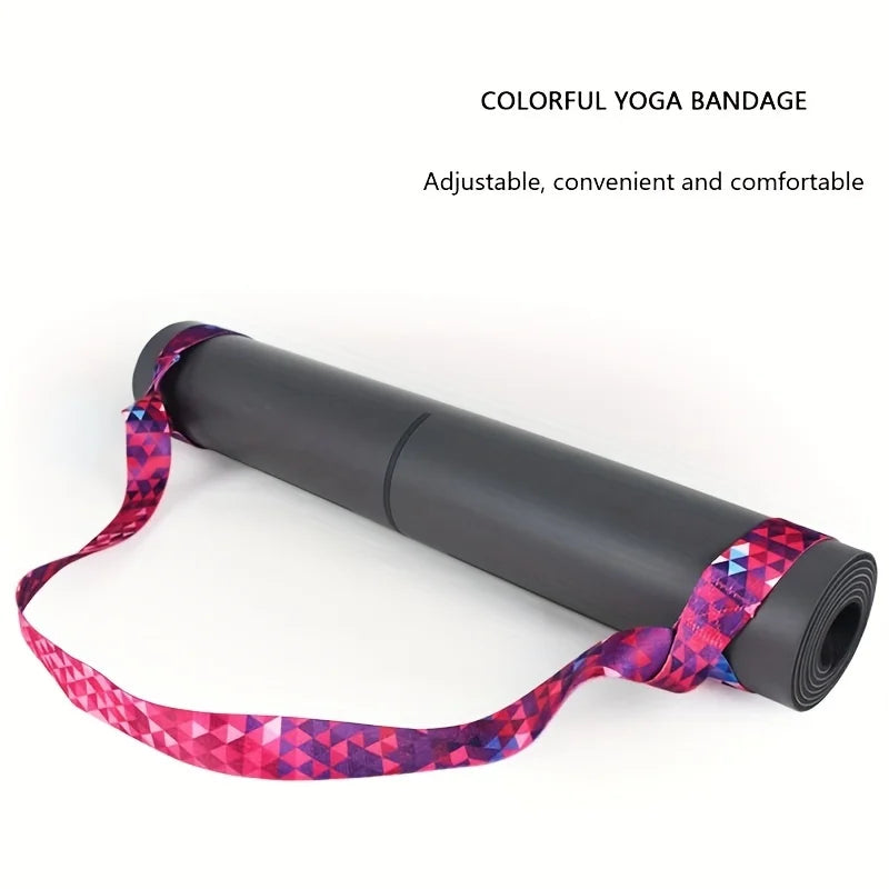 Verstellbarer Yoga-Gurt – Tragegurt & Aufbewahrungslösung in Einem Ideal zum Transport und zur Aufbewahrung deiner Yogamatte