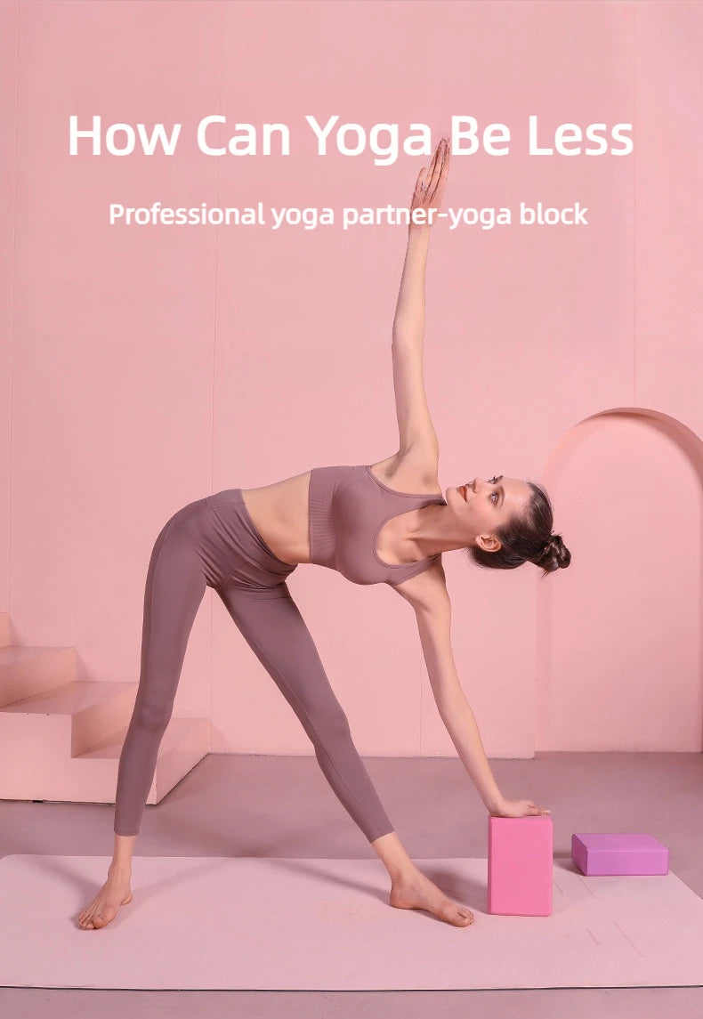 Yoga-Block aus EVA – Leicht, rutschfest & ergonomisch geformt