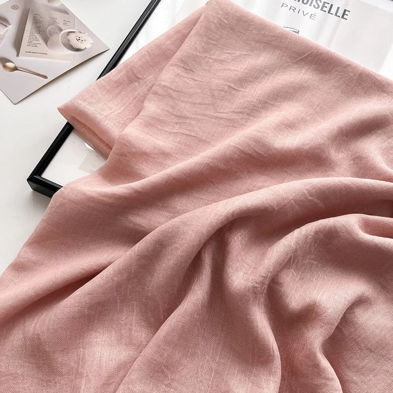 Eleganter Pashmina-Schal – Weicher Damen-Winterschal in Unifarben