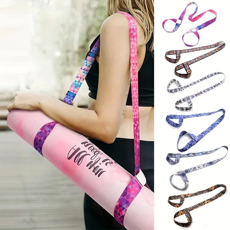 Verstellbarer Yoga-Gurt – Tragegurt & Aufbewahrungslösung in Einem Ideal zum Transport und zur Aufbewahrung deiner Yogamatte