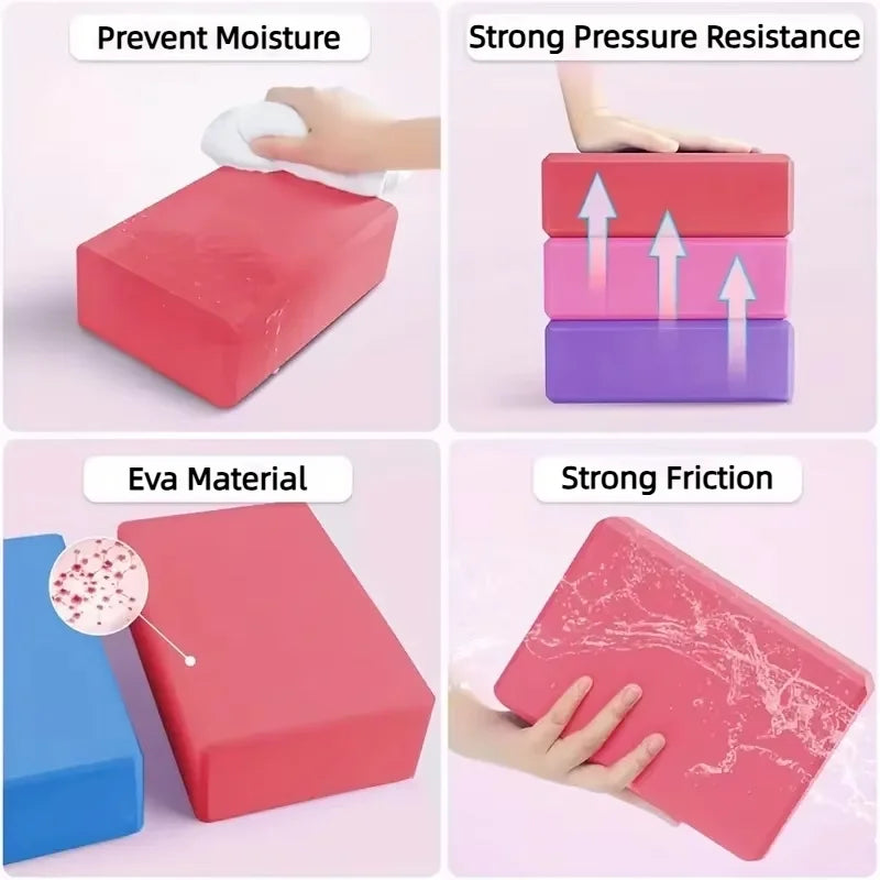 Yoga-Block aus EVA – Leicht, rutschfest & ergonomisch geformt